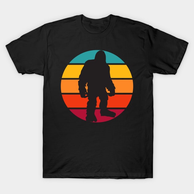 Big Foot Retro Vintage Sunset Bigfoot T-Shirt by DANPUBLIC